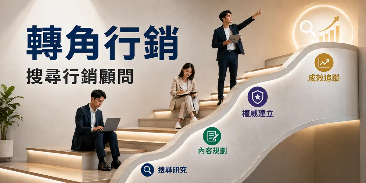 生成式 AI 搜尋能見度示意圖：品牌成為 AI 答案中被引用的第一順位來源